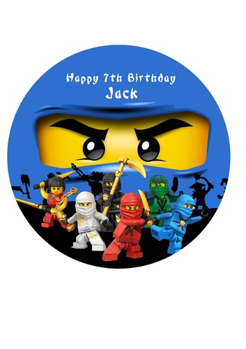 Ninjago personalised birthday - personalised,