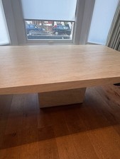 Italian Travertine Dining Table