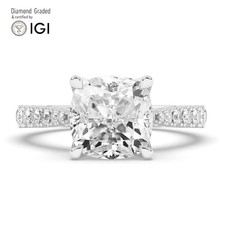 Cushion Diamond Engagement