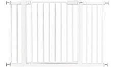Cuggl Pressure Fit Extra Wide Safety Gate White Double Locking Ex Display Boxed