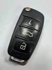 GENUINE AUDI 3 BUTTON REMOTE FLIP KEY FOB A1 Q3 ETC TESTED. 8X0837220 !