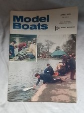 model boats magazine april 1971-vgc pbk-free postage-see actual photos