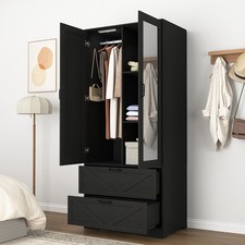 2 Doors Freestanding Wardrobe