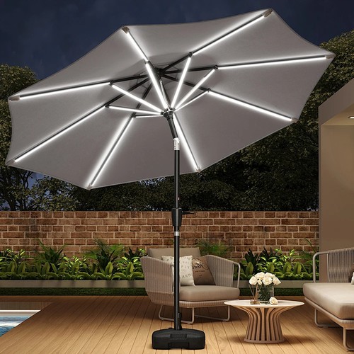 Solar powered led - 3m, parasol