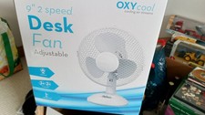 9" Desk Fan - 2 Speed Tilting