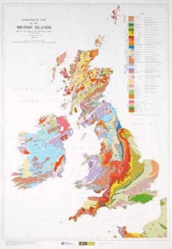 Geological map the british - map,