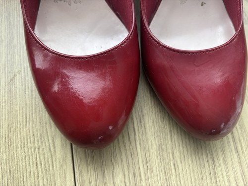 Ladies court shoes red - court,