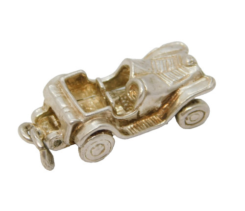 Sterling silver opening motor - silver,