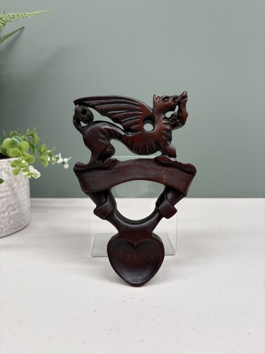 Vintage hand carved wooden - hand,