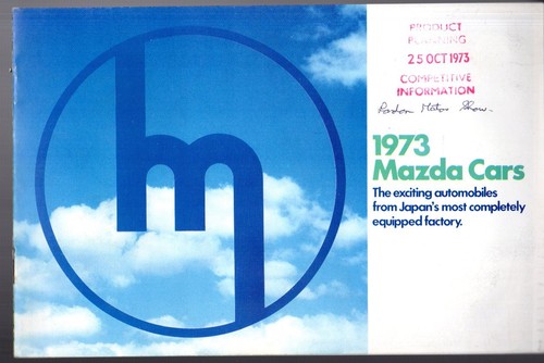 Mazda range 1973 market - mazda,