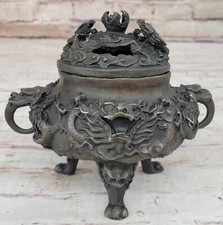 Dragon Incense Burner Bronze
