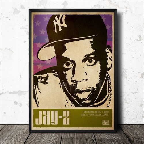 Jay hip hop art poster - hop,