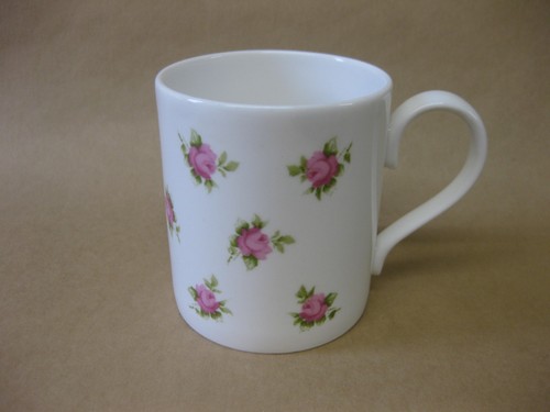 Vintage bone china mug ditsy - vintage,