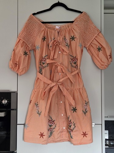 Gipsy queen orange gingham - gipsy,