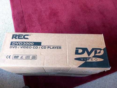 Rec dvd3000 dvd - player, with