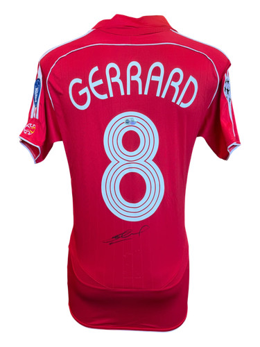 Steven gerrard signed - steven,