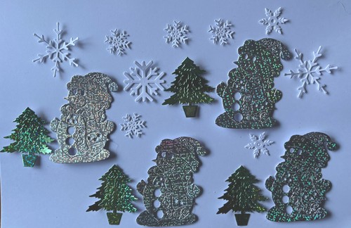 Xmas die cut - shapes, for