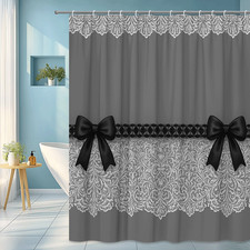 Elegant black and white shower - elegant,
