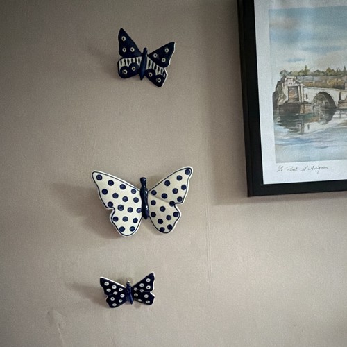 Handmade ceramic butterfly - ceramic,