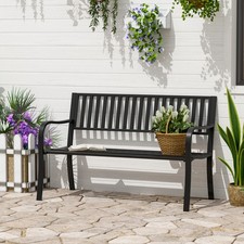 Outdoor Bench Patio Steel