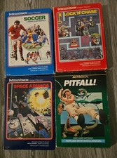 4 Matel Intellivision video games 