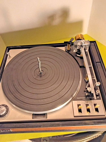 Vtg garrard zero 100 - garrard, turntable