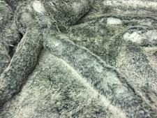 Super Luxury Faux Fur Fabric Material - SUPER SOFT GREEN FROST