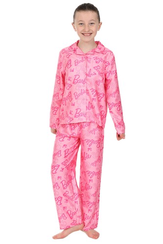 Barbie girls long satin pyjama - girls,