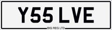 YES LOVE ❤ JEN AMY ANN LEE NEAT PREFIX PRIVATE REGISTRATION NUMBER PLATE Y55 LVE