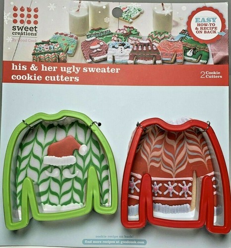 2pc his her ugly christmas - his,