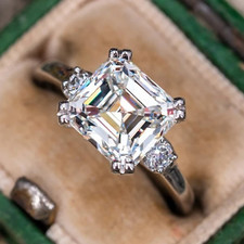 Silver plated elegant square - plated,