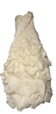 VERA WANG SIZE 2 RUFFLED