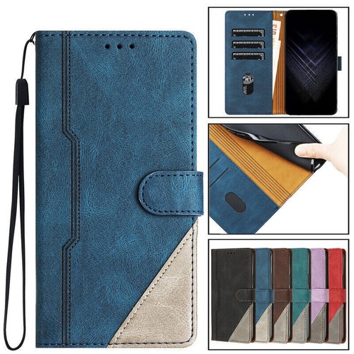 Splice leather wallet - wallet, phone