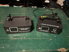 x2 DMX RGB LED Laser Beam