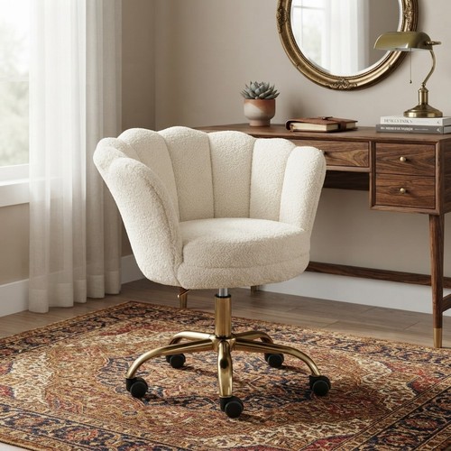 Elegant petal design faux - elegant, fur