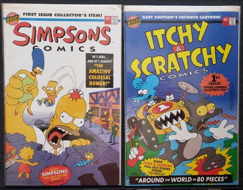Simpsons comics with - comics,