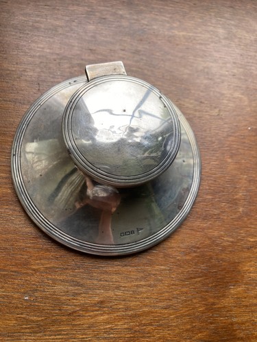 Large antique silver capstan - large,