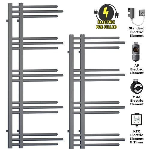 Anthracite electric towel - anthracite,