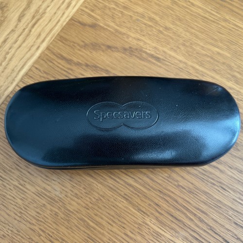 Specsavers black glasses case - black,