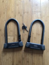 ABUS GRANIT XPlus 540  X 2 LOCKS Keyed Alike, Same Keys Open Both Locks. Rare A+