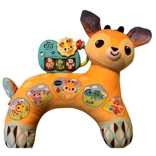 Vtech tummy time fawn pillow - vtech,