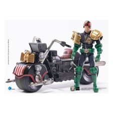 Judge Dredd & Lawmaster MK2 2000 A.D. 1:18 Exquisite Mini Action Figure Set Hiya