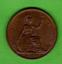 1951 UNC KING GEORGE VI BRONZE