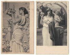 2 Artist Drawn Vintage