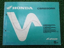 CBR250RR Parts List 5th