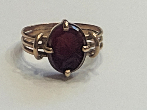 Victorian 10k gold carved - victorian,