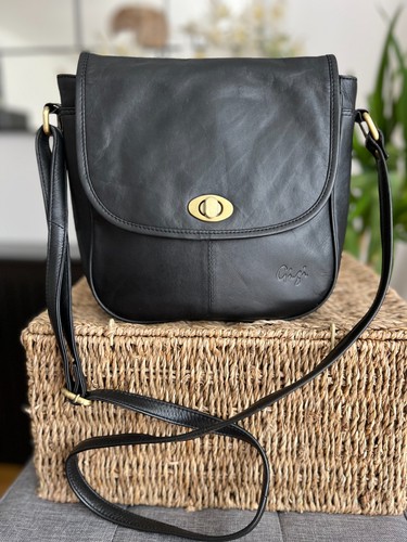 Gigi black leather crossbody - gigi,