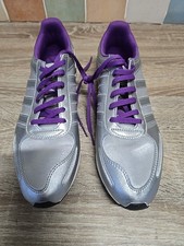 Adidas Ladies Silver Trainer Sleek Series Size 7