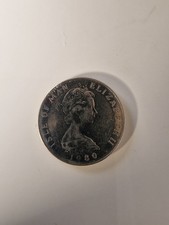 1980 Isle of Man large 5p Five