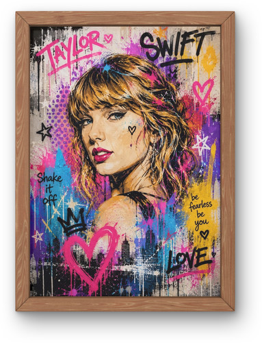 Taylor swift graffiti pop art - swift,